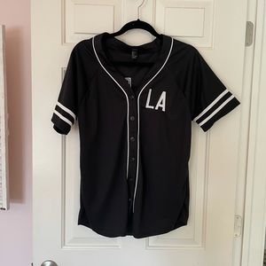 Forever 21 LA ALL DAY Baseball Jersey